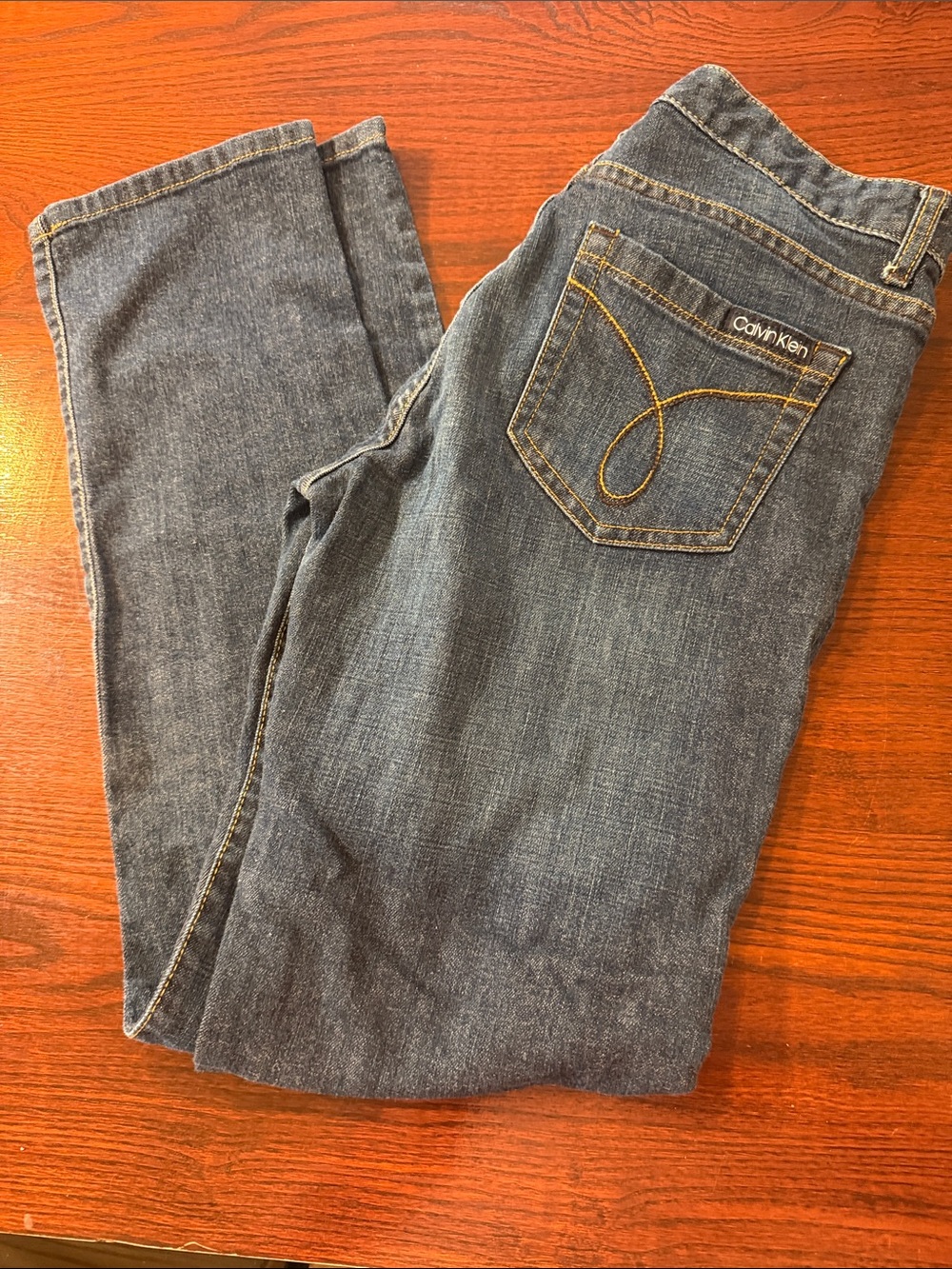 Calvin Klein Men’s Medium Blue Straight Jeans